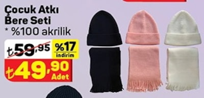 Çocuk Atkı Bere Seti image