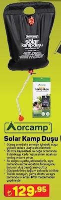 Orcamp Solar Kamp Duşu 20 lt image