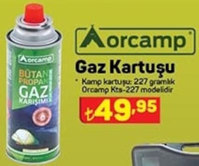 Orcamp Kts-227 Gaz Kartuşu 227 gr image