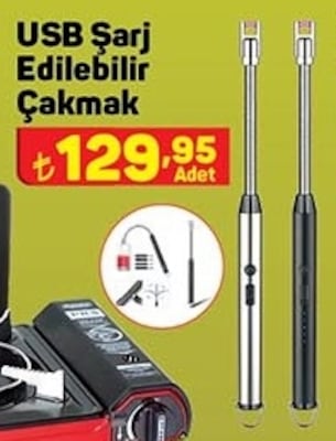 USB Şarj Edilebilir Çakmak image