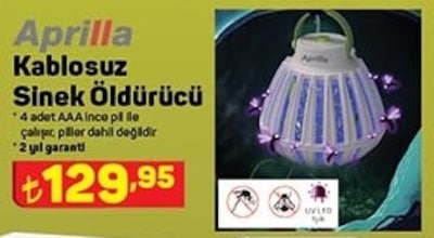 Aprilla Kablosuz Sinek Öldürücü image