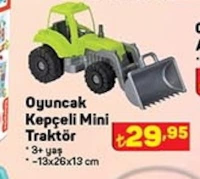 Oyuncak Kepçeli Mini Traktör  image