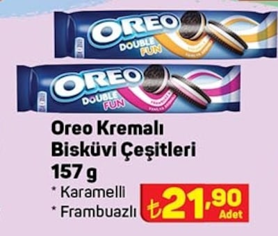 Oreo Kremalı Bisküvi Çeşitleri 157 g image