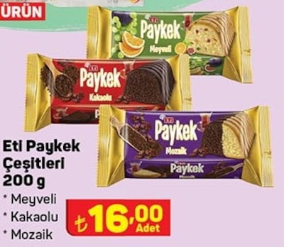 Eti Paykek Çeşitleri 200 g image