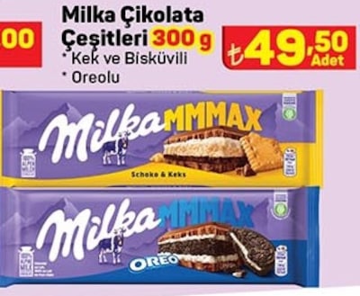 Milka Çikolata Çeşitleri 300 g image