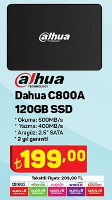 Dahua C800A 120GB 500-400MB/S 2.5 image