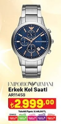 Emporio Armani AR11458 Erkek Kol Saati image