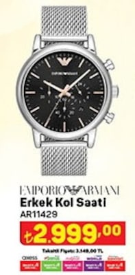 Emporio Armani AR11429 Erkek Kol Saati image