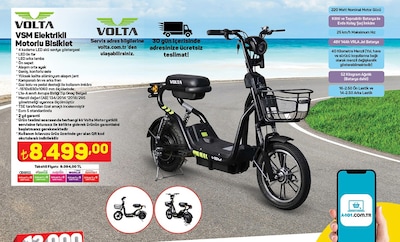 Volta VSM Elektrikli Motorlu Bisiklet  image