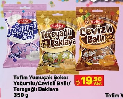 Tofim Yumuşak Şeker Yoğurtlu/Cevizli Ballı/Tereyağlı Baklavalı 350 g image