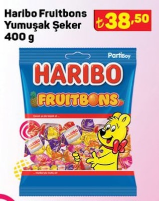 Haribo Fruitbons Yumuşak Şeker 400 g image