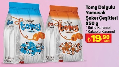 Tomy Dolgulu Yumuşak Şeker Çeşitleri 250 g image