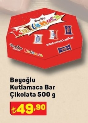 Beyoğlu Kutlamaca Bar Çikolata 500 g image