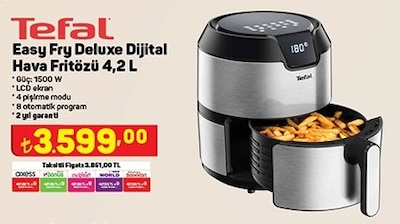 Tefal Easy Fry Deluxe EY401D15 Dijital Hava Fritözü 4,2 L image