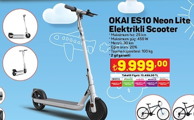 OKAI ES10 Neon Lite Elektrikli Scooter image