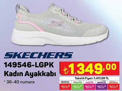 Skechers 149546-LGPK Kadın Ayakkabı image