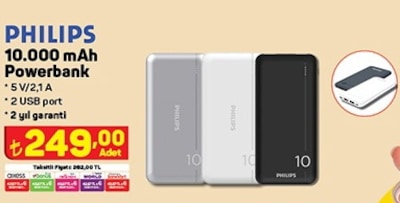 Philips 10000 mAh Powerbank image