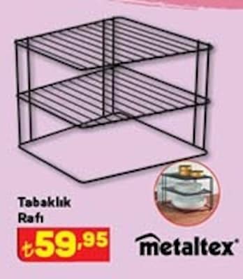 Metaltex Tabaklık Rafı image