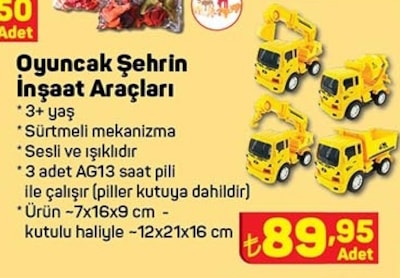 Oyuncak Şehrin İnşaat Araçları  image