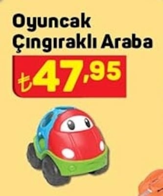 Oyuncak Çıngıraklı Araba  image