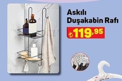 Askılı Duşakabin Rafı image