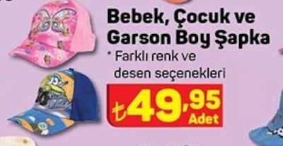 Bebek Çocuk ve Garson Boy Şapka image