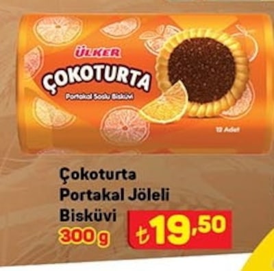 Ülker Çokoturko Portakal Jöleli Bisküvi 300 g image