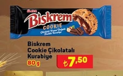 Ülker Biskrem Cookie Çikolatalı Kurabiye 80 g image