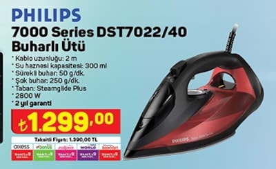Philips 7000 Series DST7022/40 2800 W Buharlı Ütü image