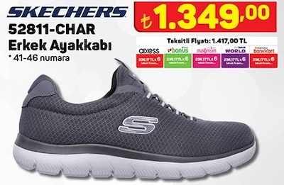 Skechers 52811-CHAR Erkek Ayakkabı image