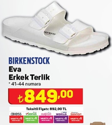 Birkenstock Eva Erkek Terlik image
