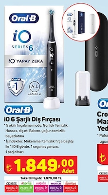 A101 Oral-B iO 6 Şarjlı Diş Fırçası