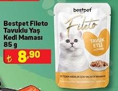 Bestpet Fileto Tavuklu Yaş Kedi Maması 85 G image