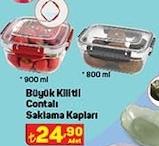 A101 Büyük Kilitli Contalı Saklama Kapları