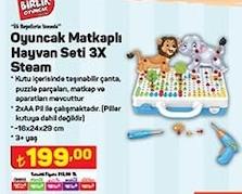 Oyuncak Matkaplı Hayvan Seti 3x Steam image