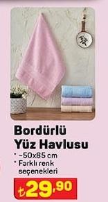 Bordürlü Yüz Havlusu image