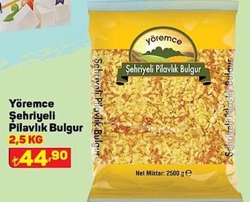 Yöremce Şehriyeli Pilavlık Bulgur 2.5 Kg image