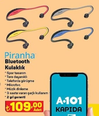 Piranha Bluetooth Kulaklık image