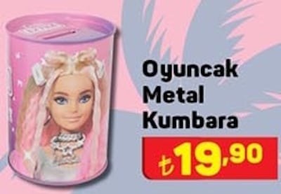 Barbie Oyuncak Metal Kumbara image