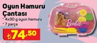 Barbie Oyun Hamuru Çantası image