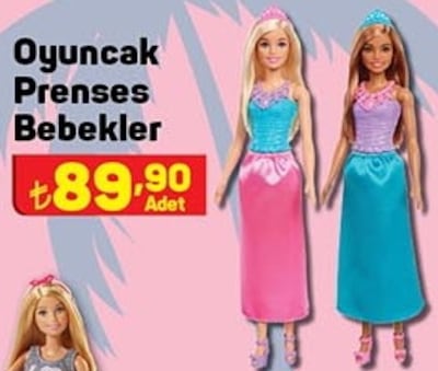 Barbie Oyuncak Prenses Bebekler image