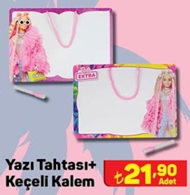 Barbie Yazı Tahtası+Keçeli Kalem image