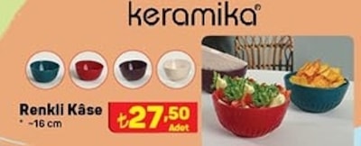 Keramika Renkli Kase 16 cm  image