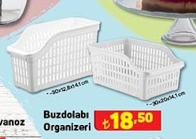 Buzdolabı Organizeri 30x12.8x14.1/30x20x14.1 cm  image