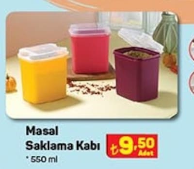 Masal Saklama Kabı 550 ml  image