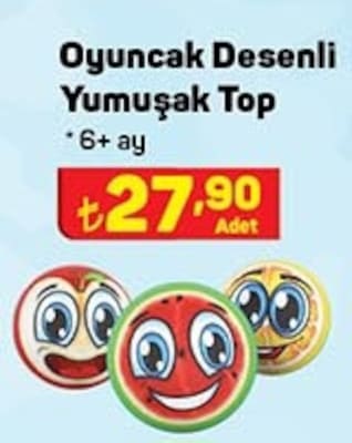 Oyuncak Desenli Yumuşak Top image