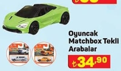 Matchbox Oyuncak Tekli Arabalar image