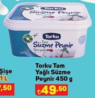 Torku Tam Yağlı Süzme Peynir 450 g image