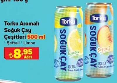 Torku Aromalı Soğuk Çay Çeşitleri 500 ml image