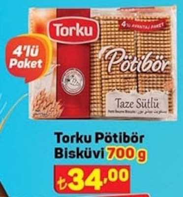 Torku Pötibör Bisküvi 700 g image